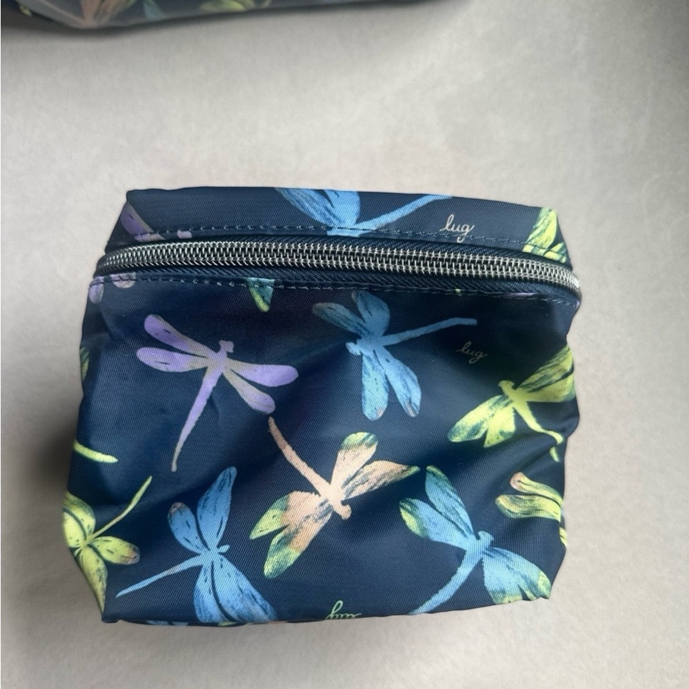 Lug dolly cosmetic Bag dragonfly ice pop NWT